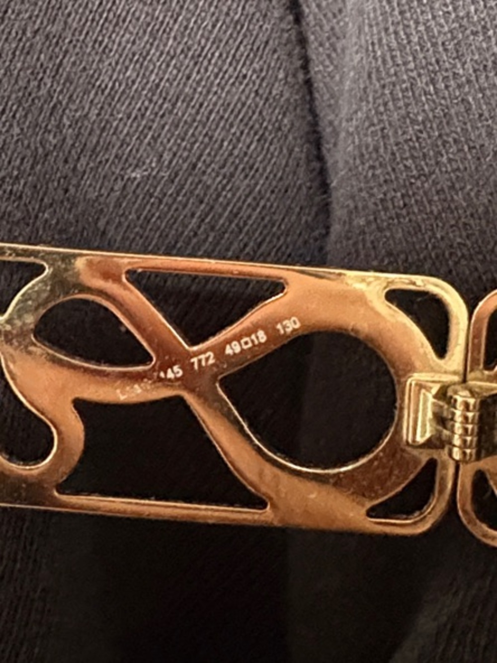 Roberto Cavalli Vintage Gold Metal Glass frames - Picture 7 of 14